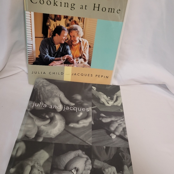 Julia and Jacques Cooking at Home, by Julia Child and Jacques Pepin, 1999. - Picture 2 of 16